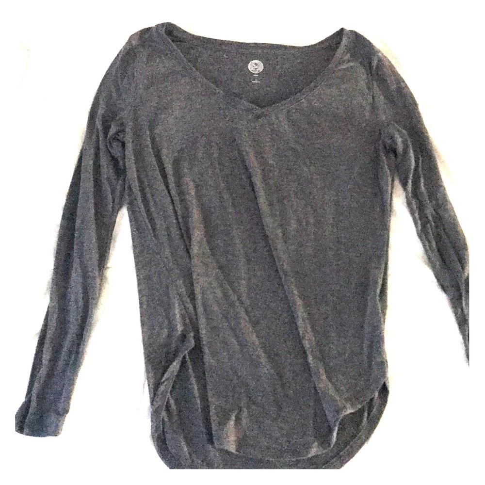 V neck long sleeve